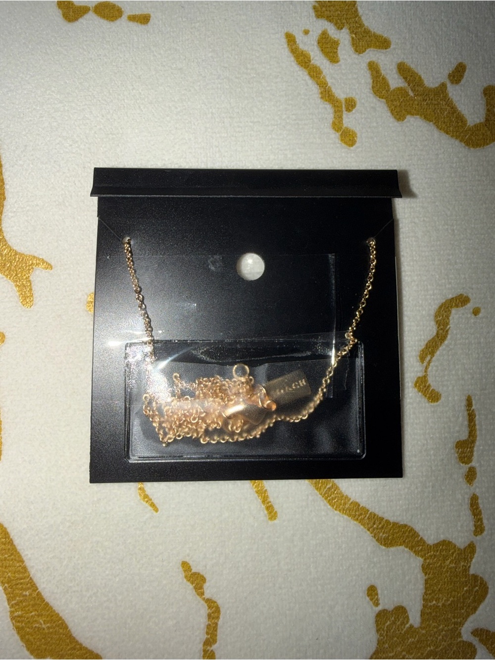 Coach Butterfly Charm Necklace - Picture 5 of 6